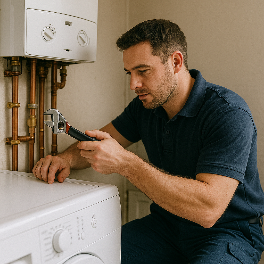 Sudbury plumber heading to job – affordable plumbing repair Sudbury Suffolk